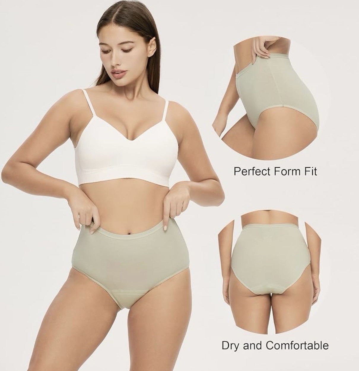 Women’s Washable Incontinence Underwear Small Multicolor Leak Proof Briefs