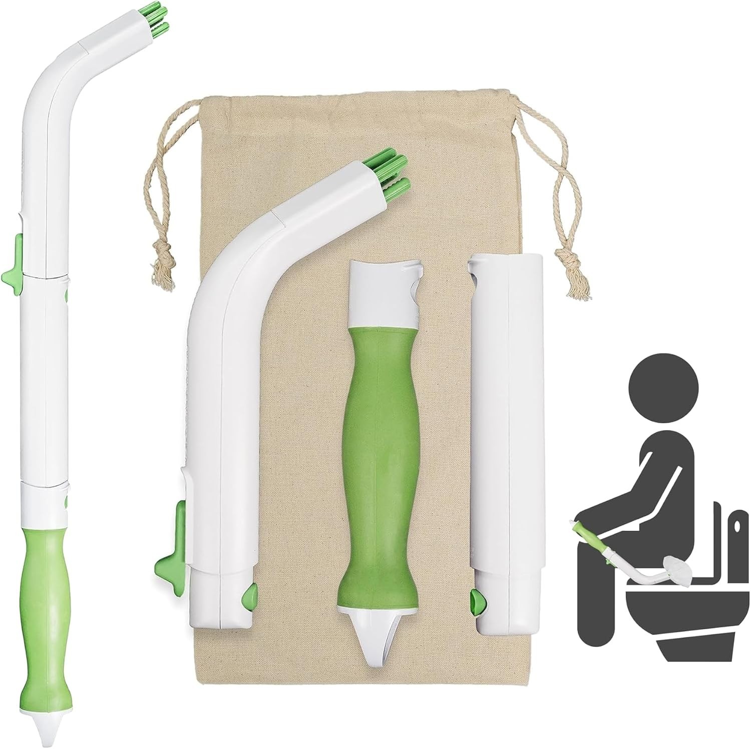 20-Inch Adjustable Toilet Aid: Empowering Hygiene for Seniors & Disabled