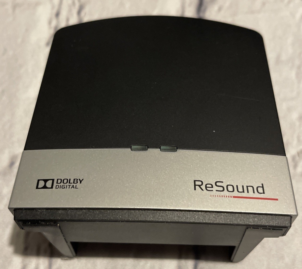 ReSound Unite TV Streamer 2 Hearing Aid Audio Accessory Dolby Digital in box