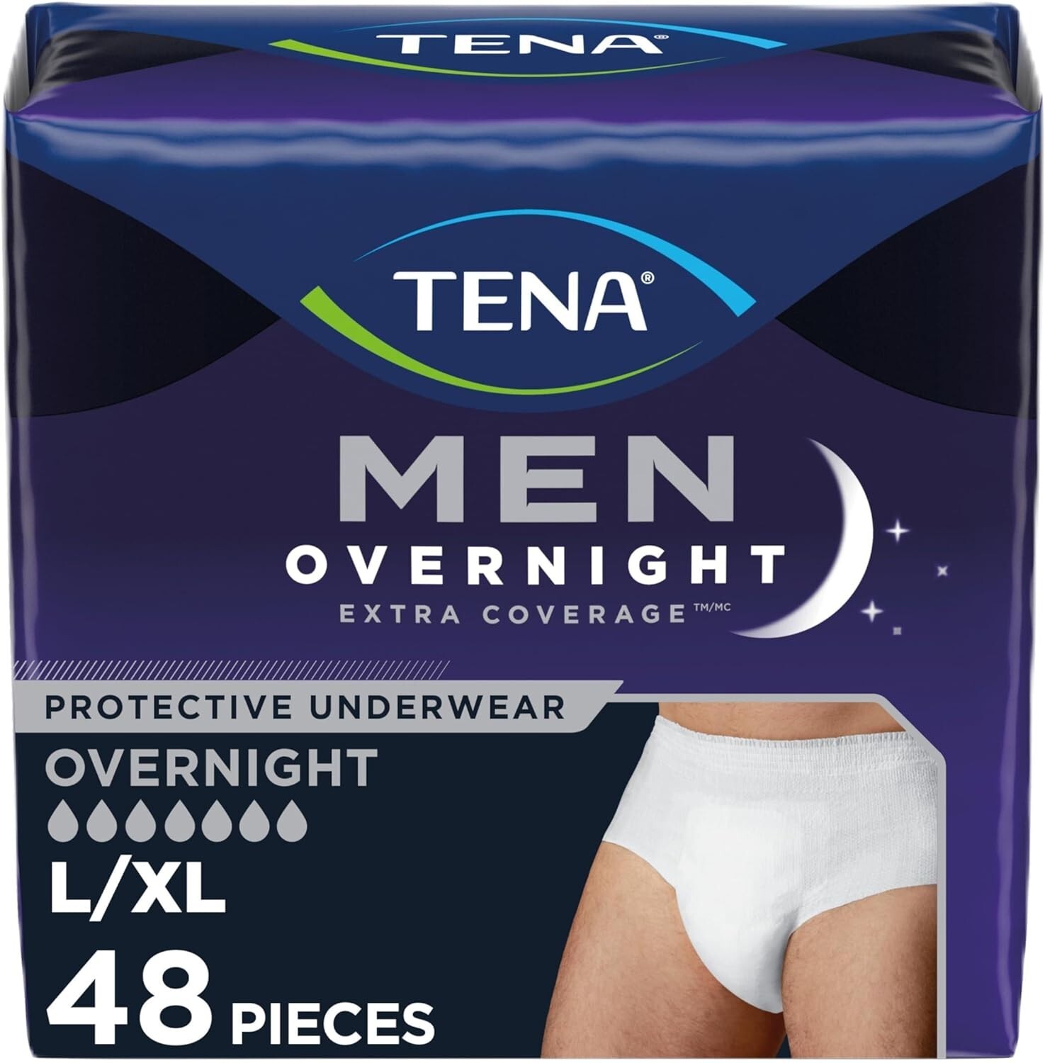 TENA Disposable Underwear X-Large Ultimate-Extra 48 Ct