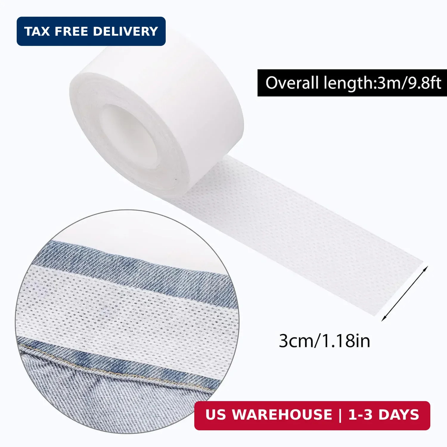 2 Roll Disposable Collar Protector Sweat Pads, Self-adhesive Collar Stays Shirt