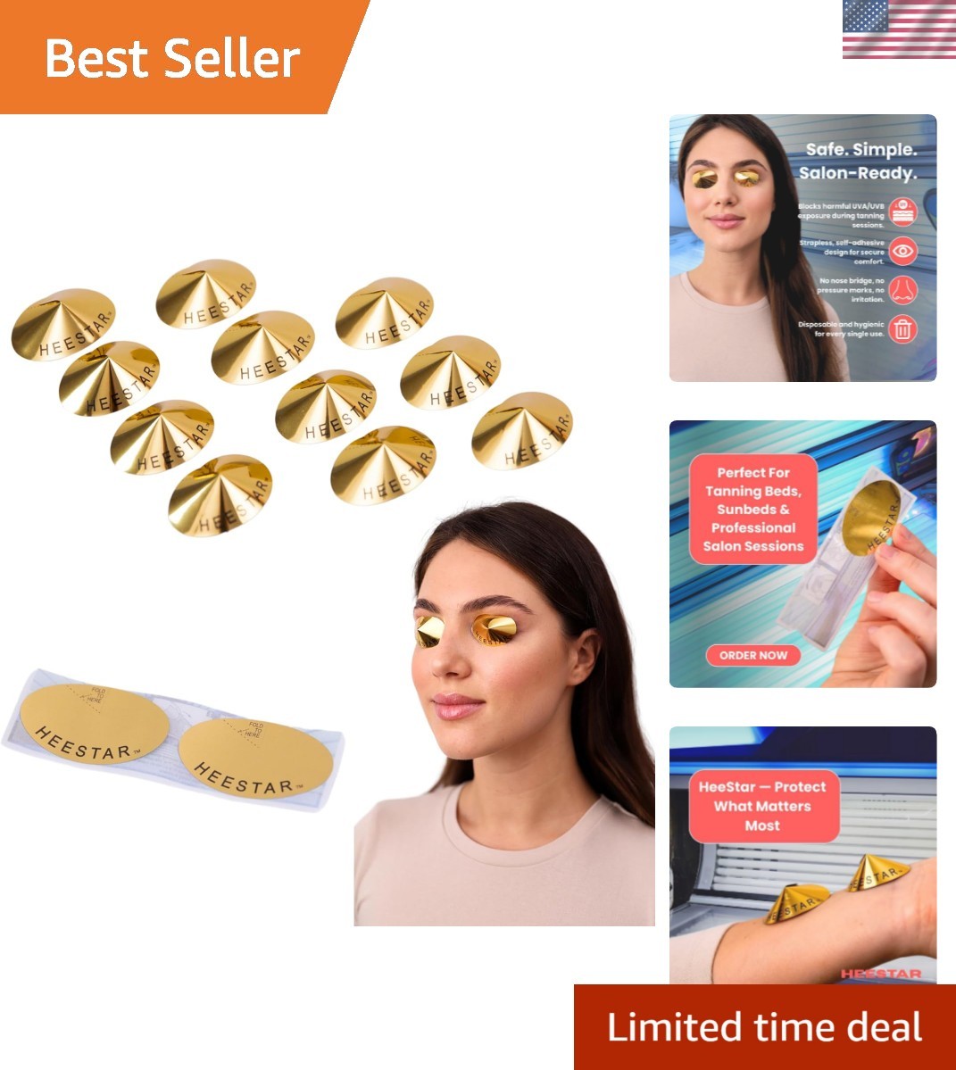 Disposable Eye Protection Cones for Sun Tanningbed