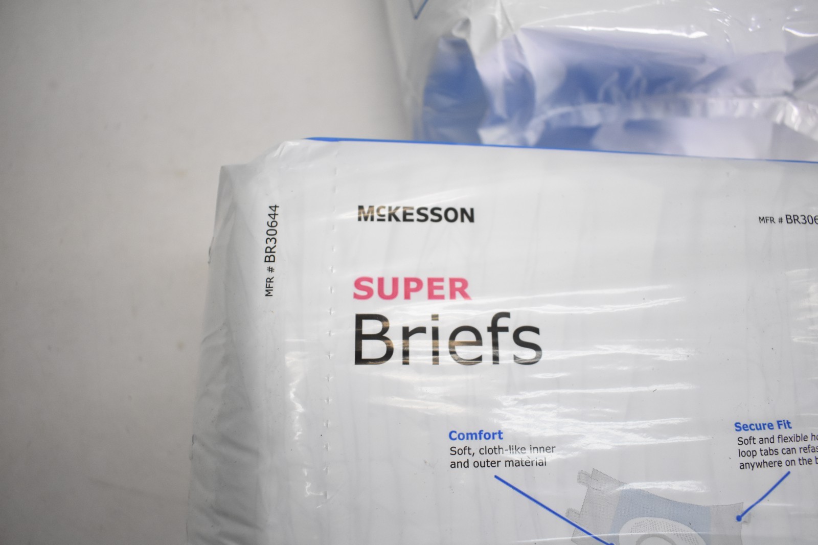 Lot of 4 McKesson Super Moderate Absorbency Adult Disposable Cloth Briefs Large