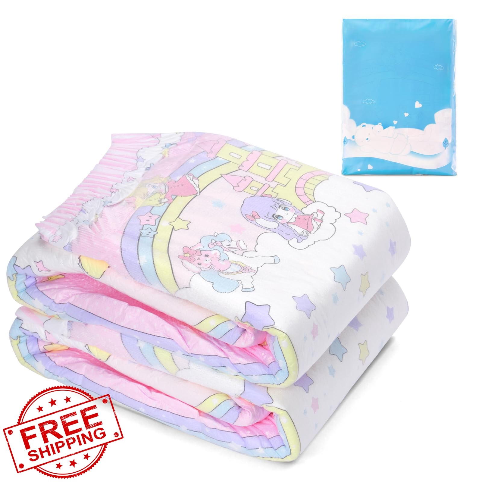 Littleforbig Adult Diaper Pink X-Large