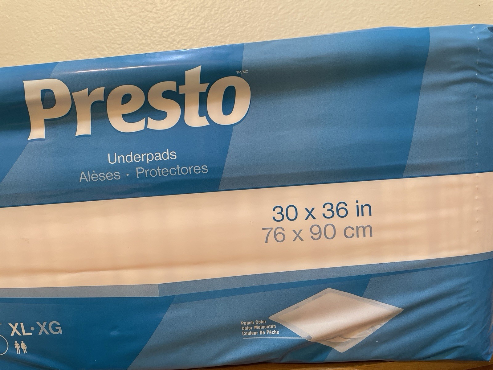 Presto Heavy Under pads 30″ x 36″ Pk of 25