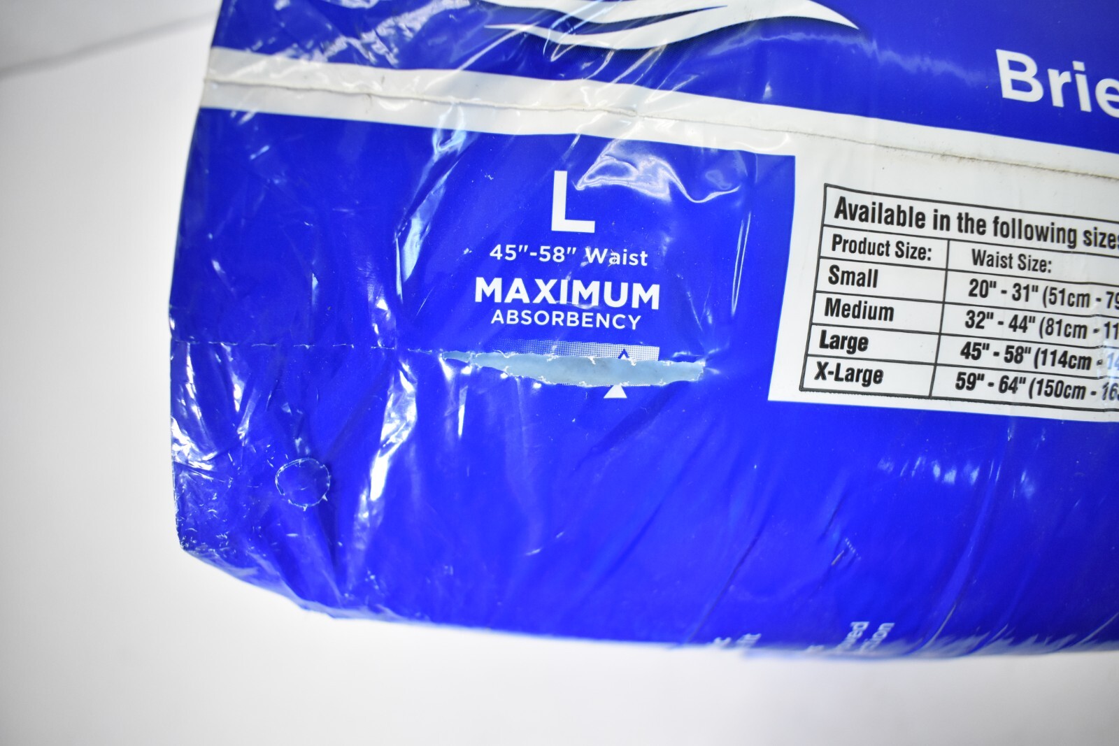 Rely Maximum Absorbency Large Size Adult Overnight Briefs 18 Pack 45″ To 48″