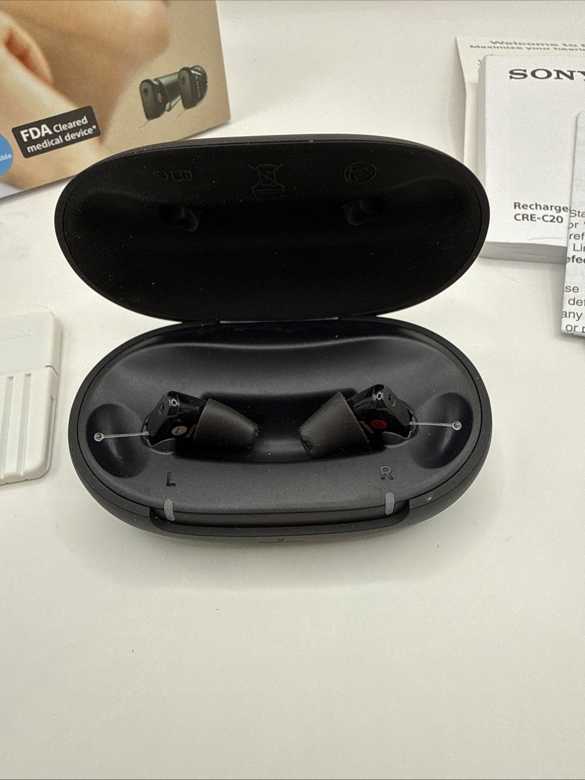 Sony CRE-C20 Self-Fitting OTC Hearing Aids for Mild to Moderate Hearing Loss
