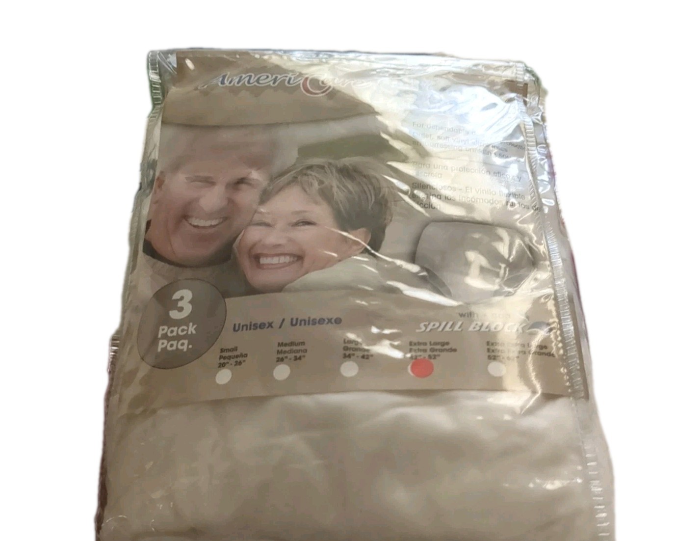 Brand New, AmeriCare Vinyl Pull-On Pant, Size XL Waterproof Underwear, Pack of 3