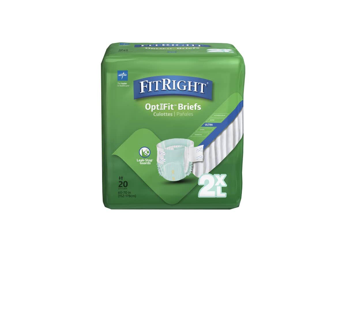 FitRight Ultra Adult Diapers, Incontinence Briefs with Tabs, Heavy 20 – 80 Ct ✅✅