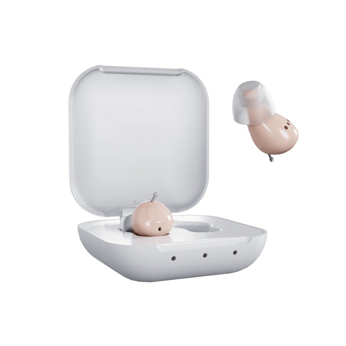 Audien Atom 2 ITE OTC Hearing Aid 4 Modes 24 Hour Battery Certified Refurbished