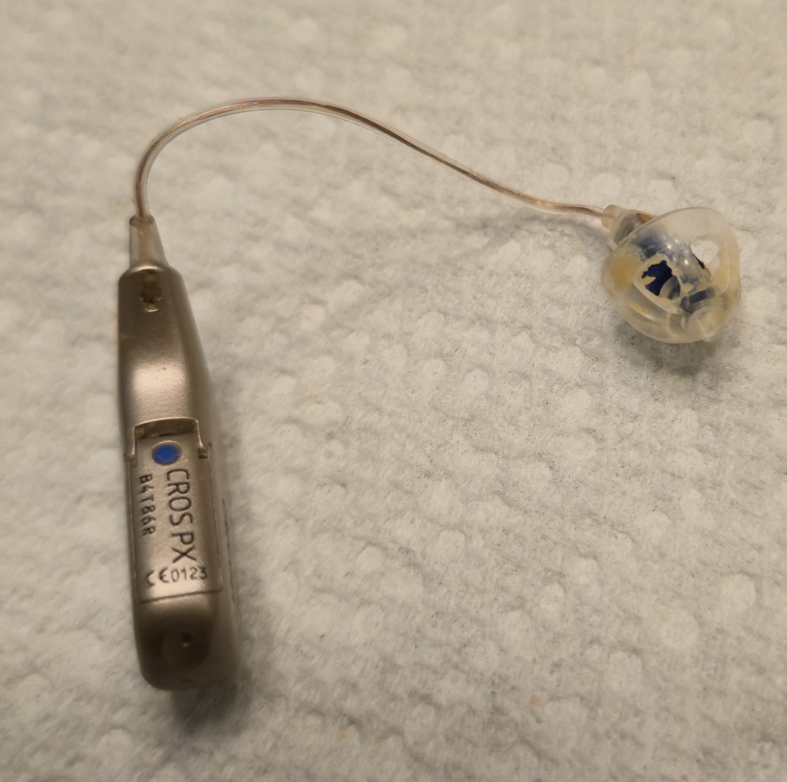 Oticon Real 2/CROS PX-miniRITER for Single Deafness + Charger (Fitted Right Ear)