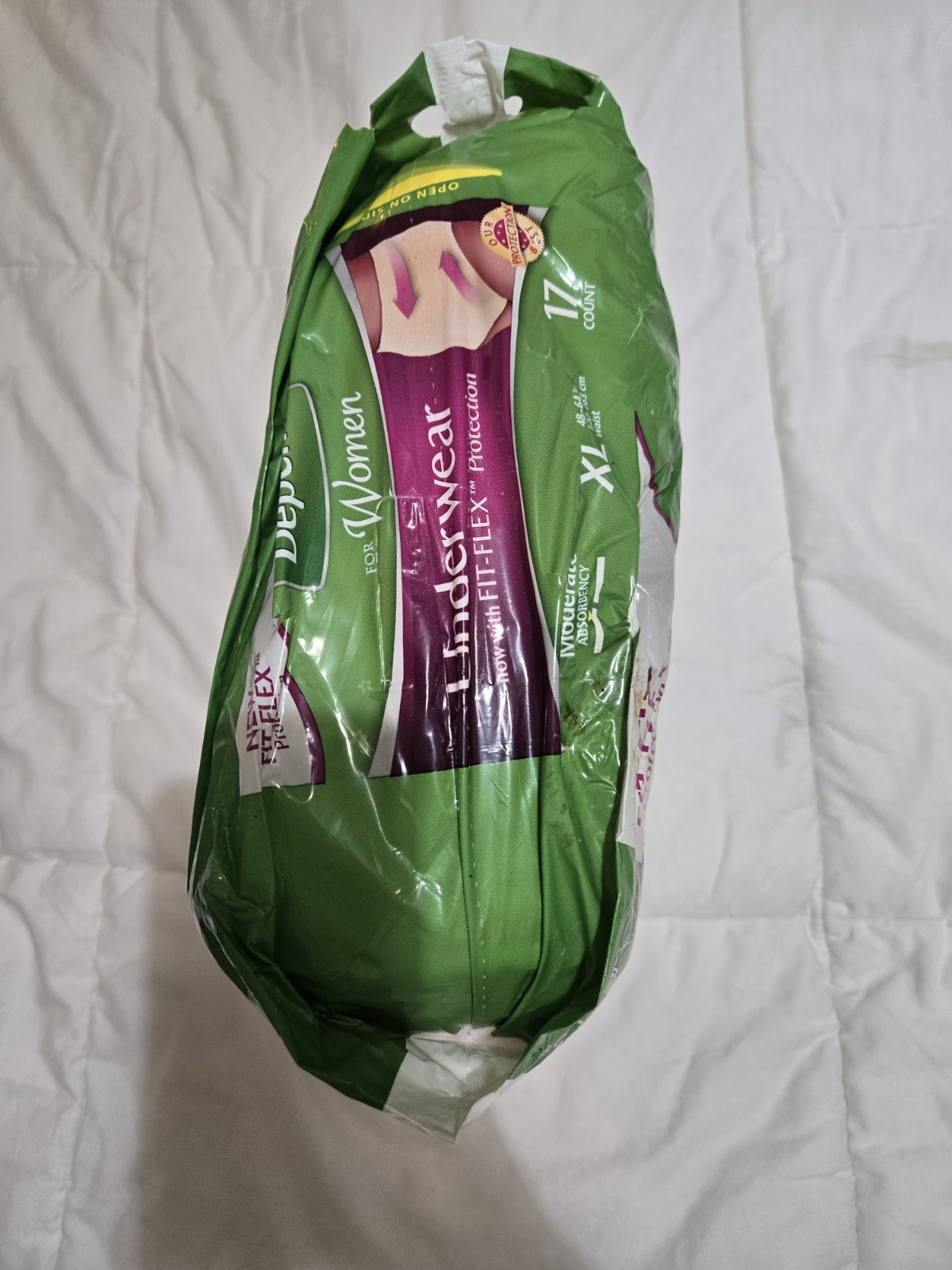 Vintage Depend Fresh Protection Women’s Underwear, XL 17ct Year 2008