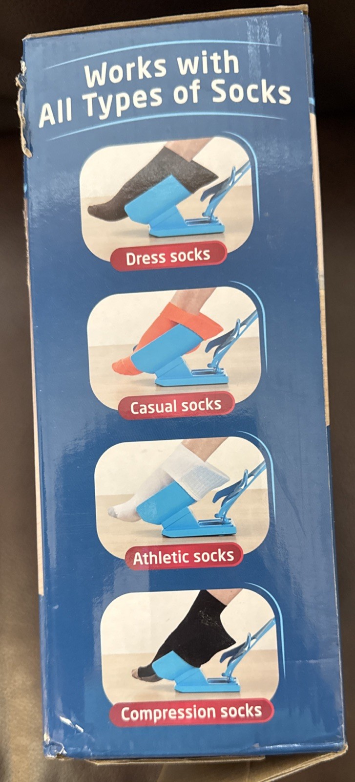 Sock Slider As Seen On TV 2-Piece Design Comfortably Put On & Take Off Socks