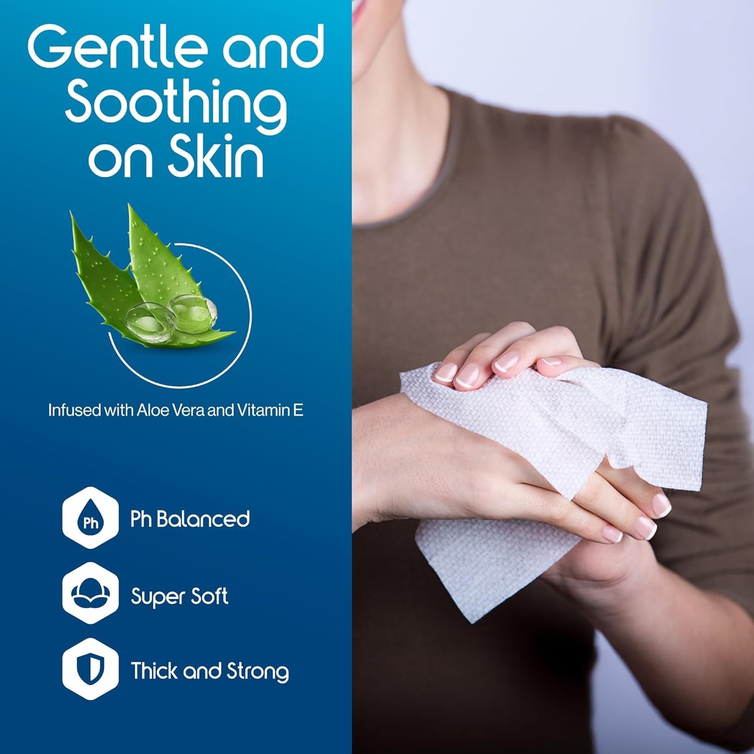 Adult Wet Wipes, Wash Cloths | Adult Wipes for Incontinence & Cleansing for E…