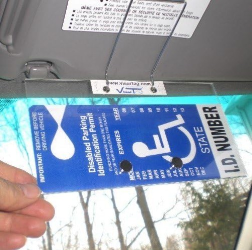 Sturdy Placard Cover for Easy Display of Handicap Parking Permit – Clear Plastic