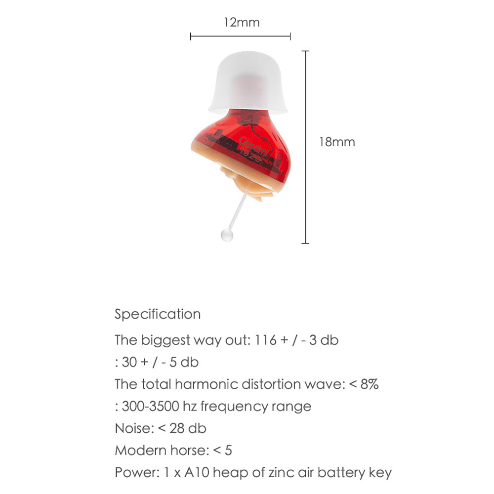 JINGHAO A10 Batteries Battery Hearing Aids Small Sound Voice Hearing Amplifier