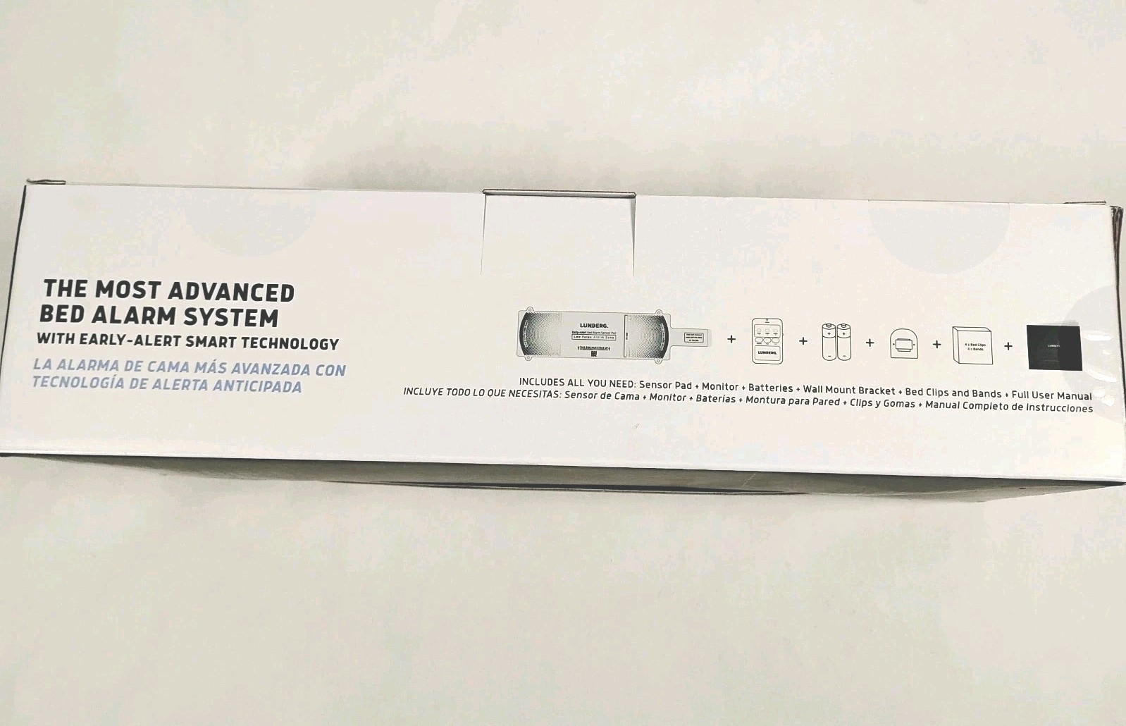 New Early Alert Bed Alarm System With Wireless Sensor Pad and Monitor Lunderg