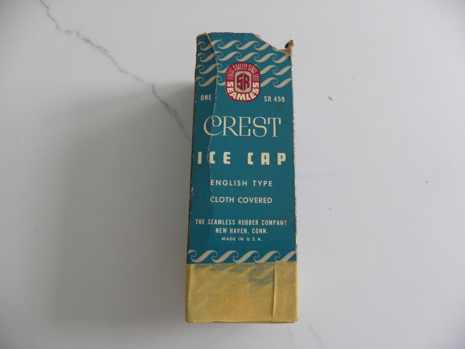 Vintage Crest. Ice Cap English Type Cloth Covered SR 459 OLD