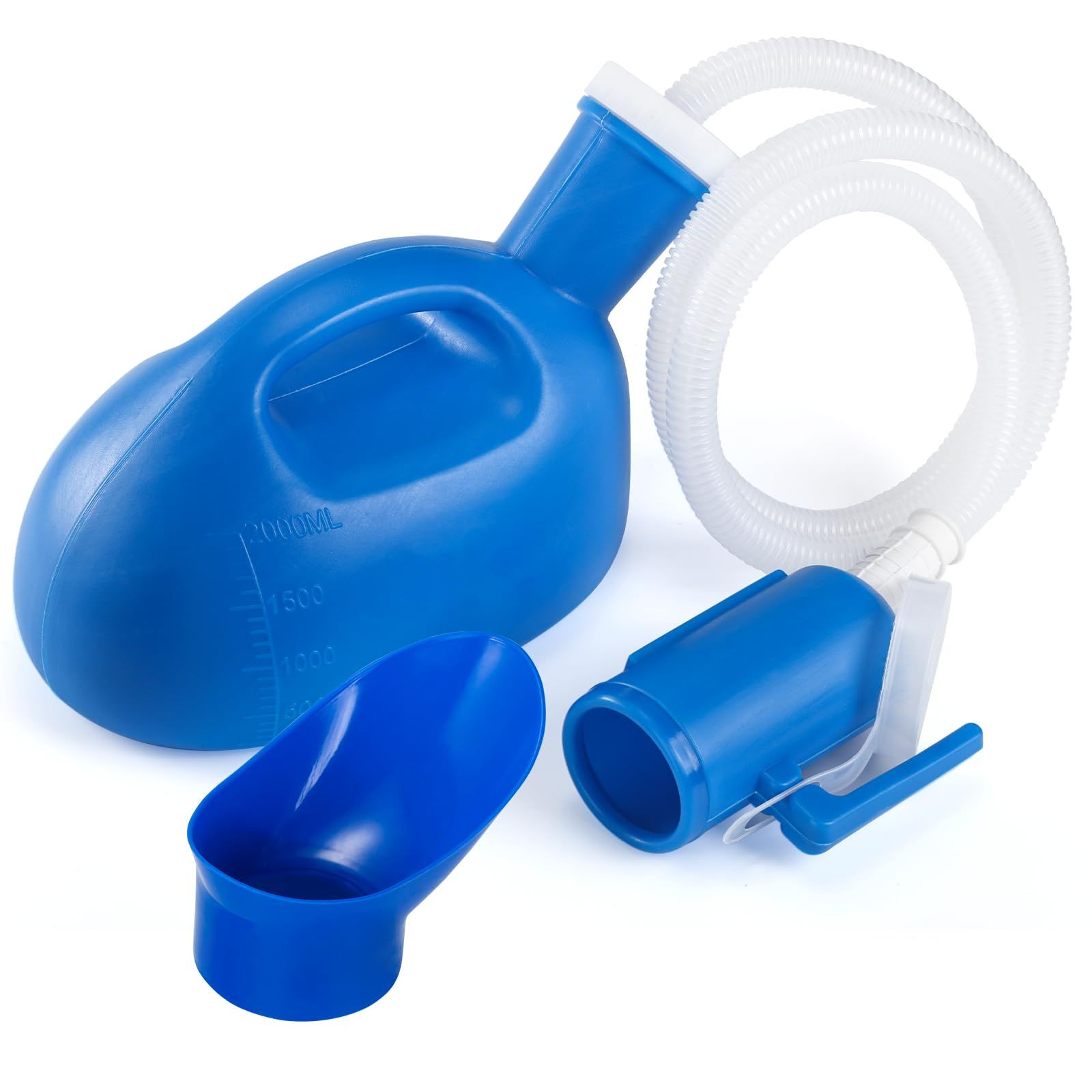 ONEDONE Portable Urinals for Women 2000ML 2 in 1 1 Count (Pack of 1), Blue