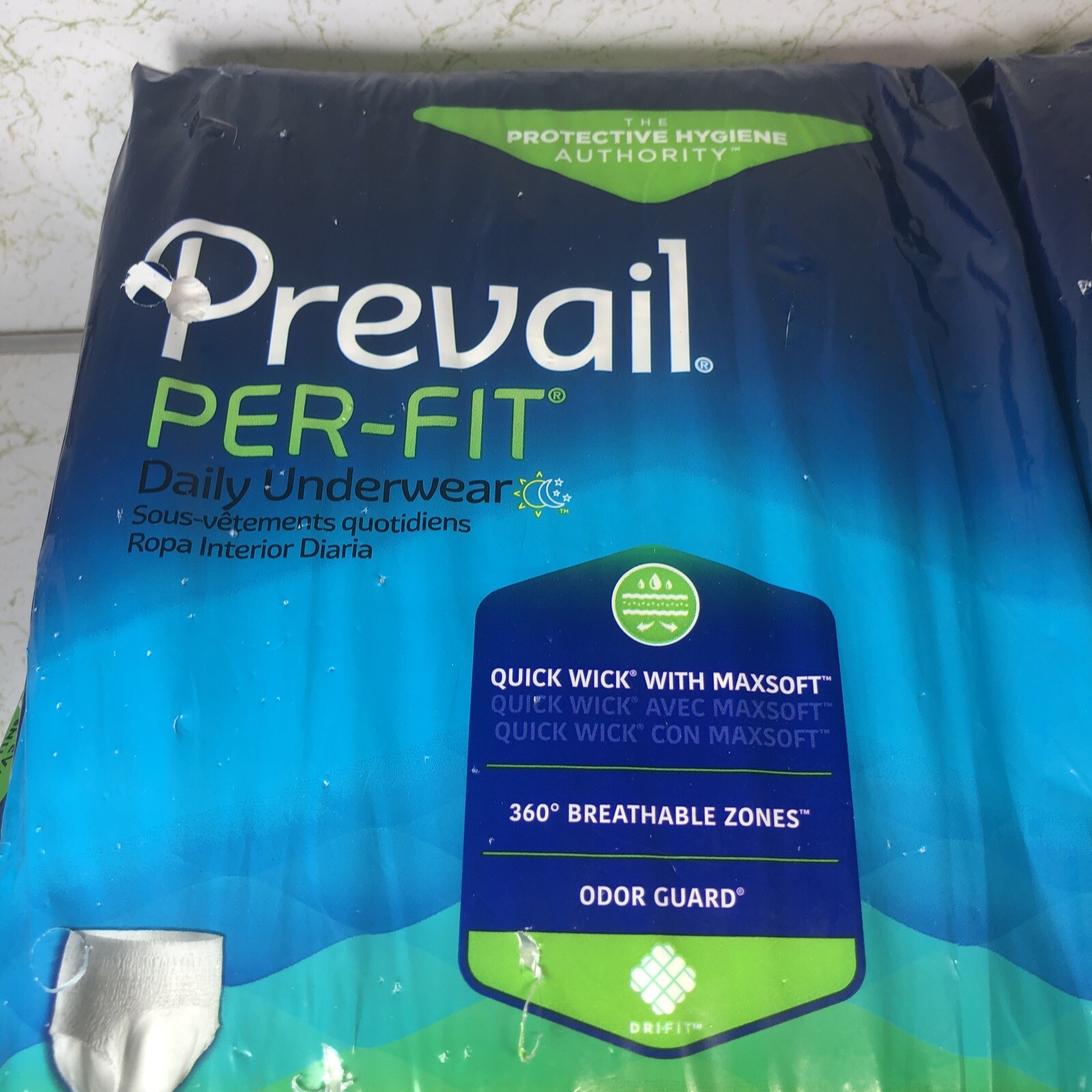 Prevail Per-Fit Adult Briefs Diapers Tabs Size Large Heavy Absorbency 18 Ct