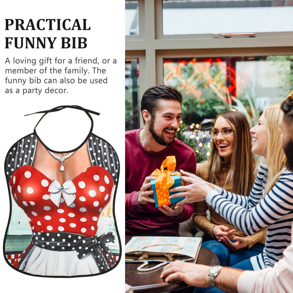 Adult Funny Bib Disabled Feeding Bibs Senior Eating Apron Gift