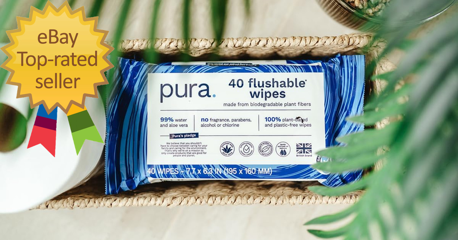 Adult XL Flushable Unscented Wipes 1 Pack of 40 Toilet Wipes Adult Wet Wipes