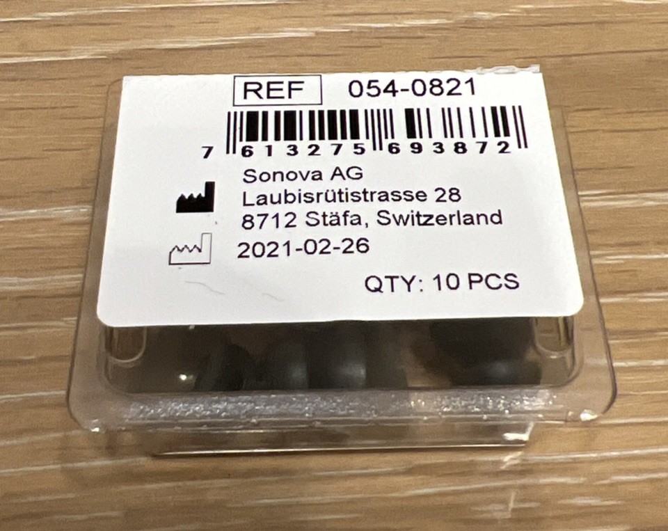 Kirkland Sonova 10.0T Premium Tcoil Hearing Aid Instruments Pair Set w/ Charger