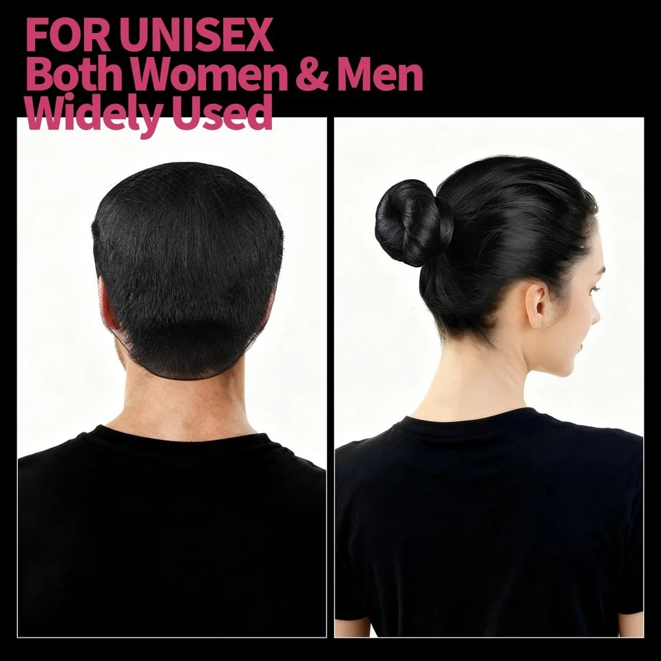 Fandamei Hair Net, 120 PCS Invisible Black Hair Nets for Food Service Workers…