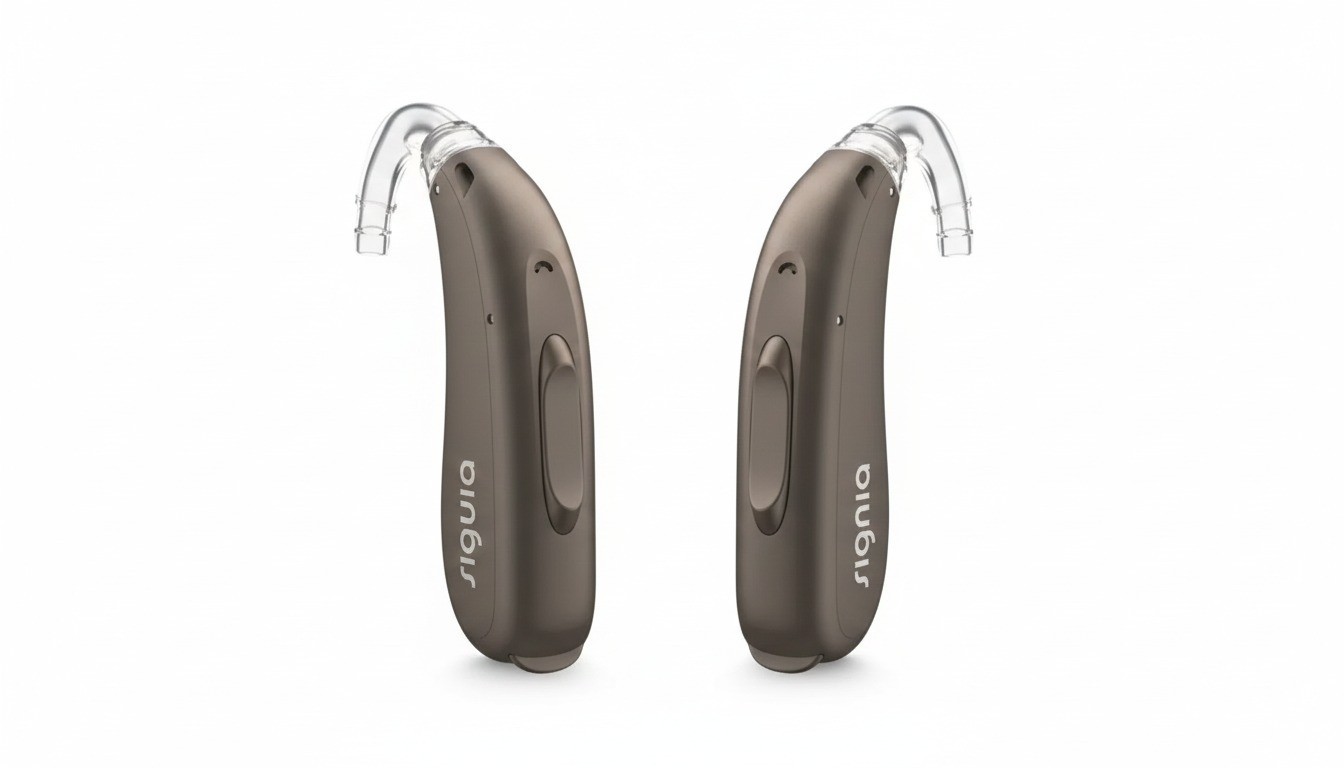 S igni a Sirion Connect P 75 BTE Hearing Device 12 Channel Digital Bluetooth