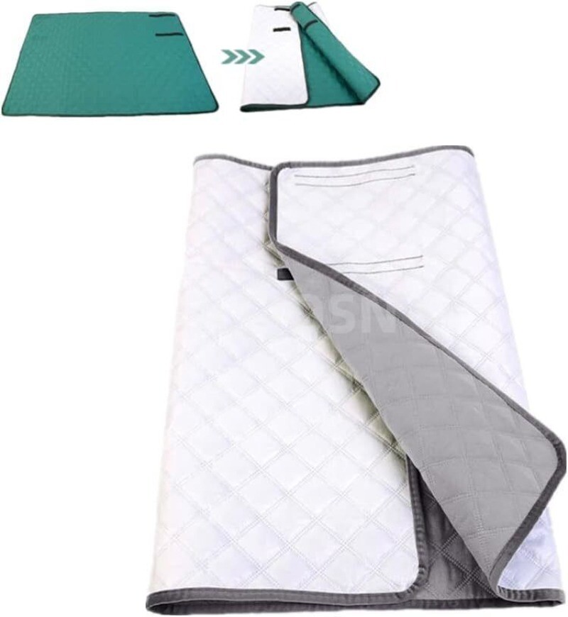 Wearable Incontinence Bed Pads Washable Diaper Skirt for Adults Elderly Children