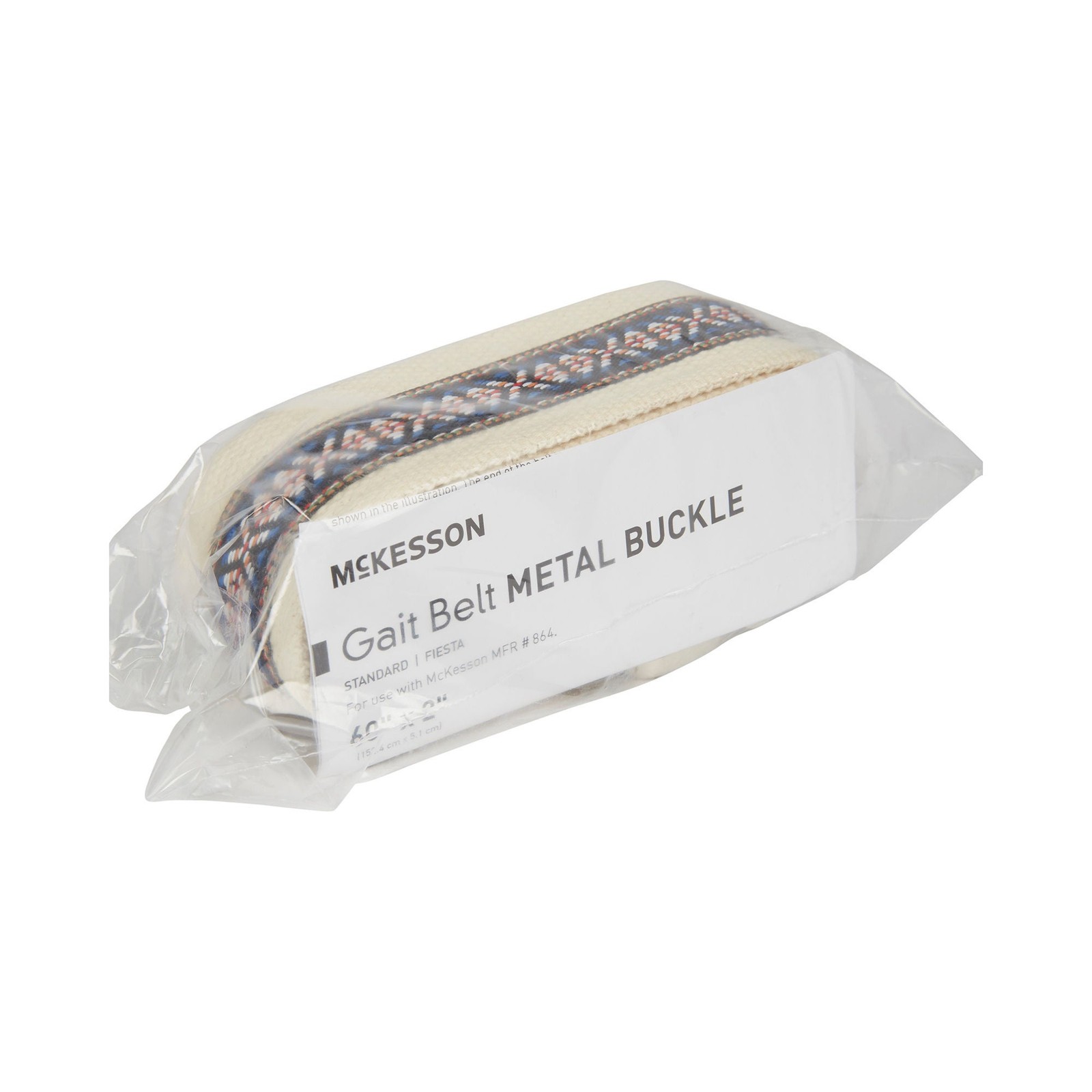 McKesson Gait Belt 60″ Length Fiesta Design 864 48 Ct
