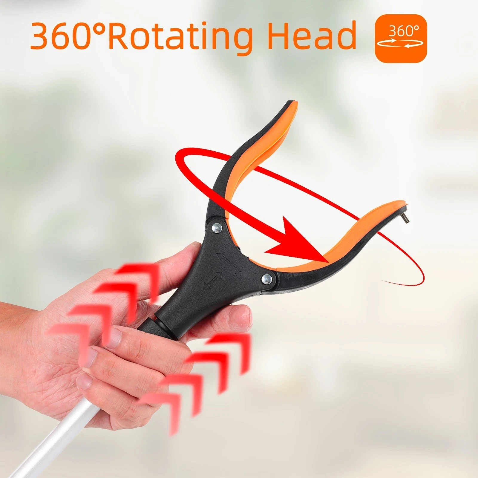 2PCS Heavy Grabber Tool Industrial Pick Up Stick Hand Grip Reach Trash Reacher