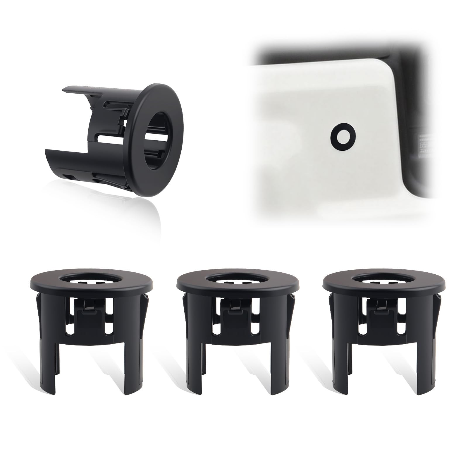 4PCS Rear Bumper Parking Assist Sensor Bracket OEM#25844782 Mounting Frame