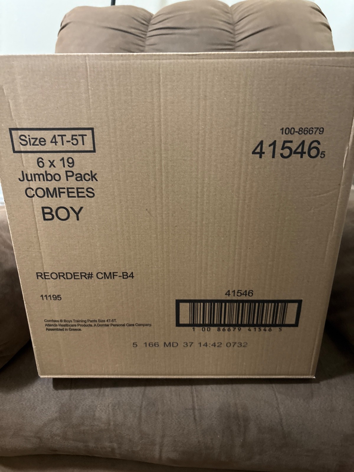 6 New Packs Comfees Training Pants Pullups 4t-5t 38+ lbs 19 each 114 Diapers