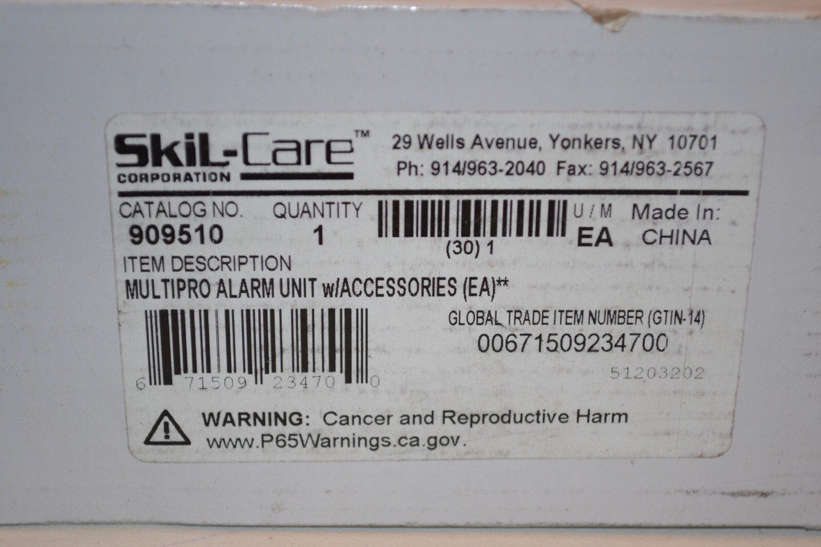 SkiL-Care MultiPro Alarm Unit w/Accessories #909510