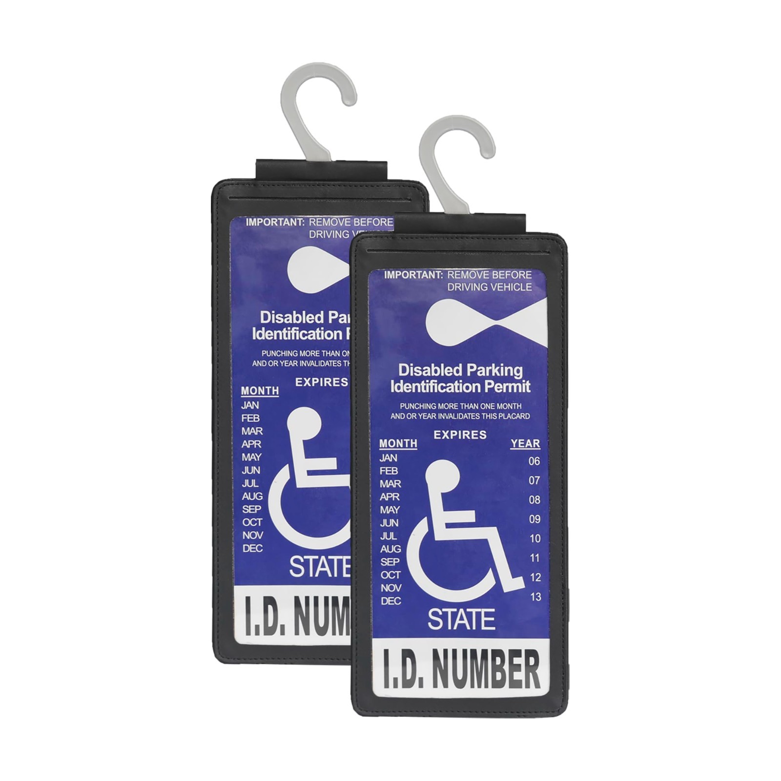 Portable Handicap Placard Holder – Ultra Transparent Disability Parking Protecto