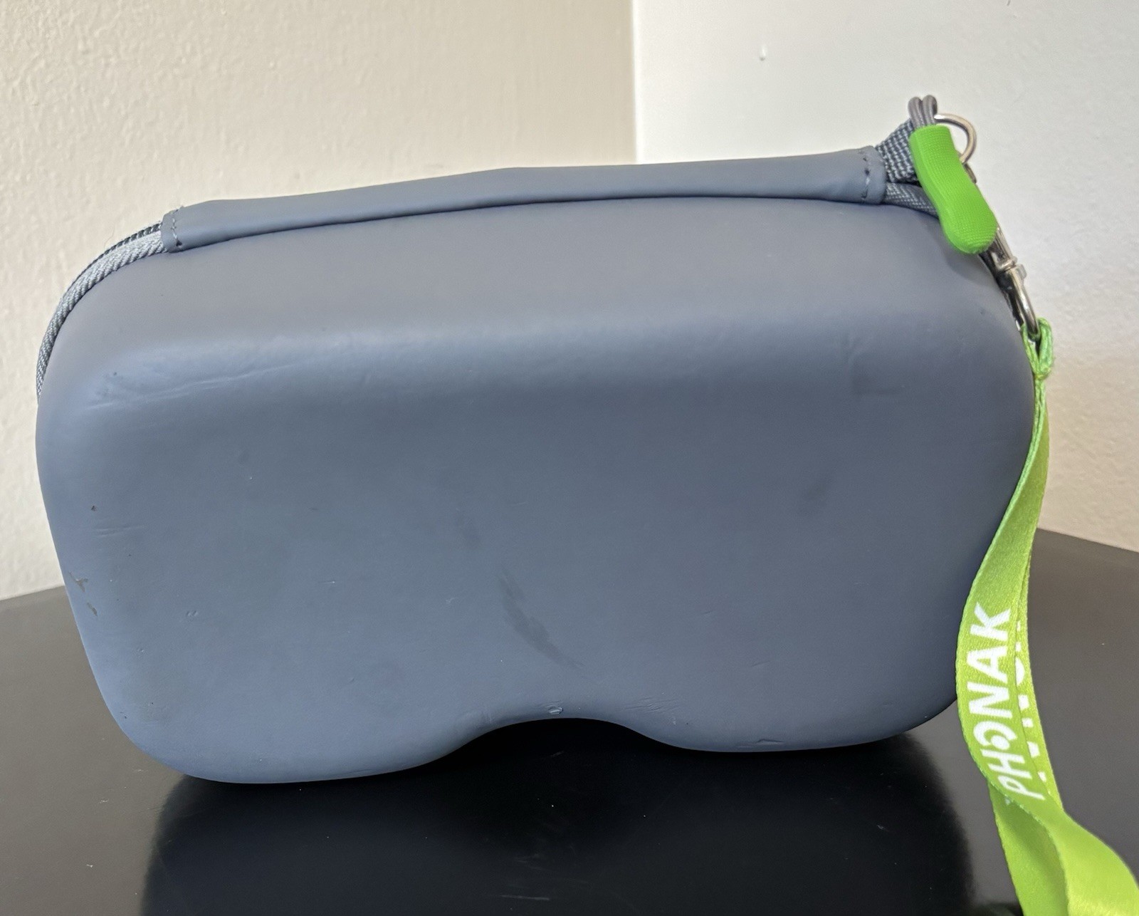 Phonak Zipper Hearing Aid Storage Travel Case Gray Soft Shell Zipper Case