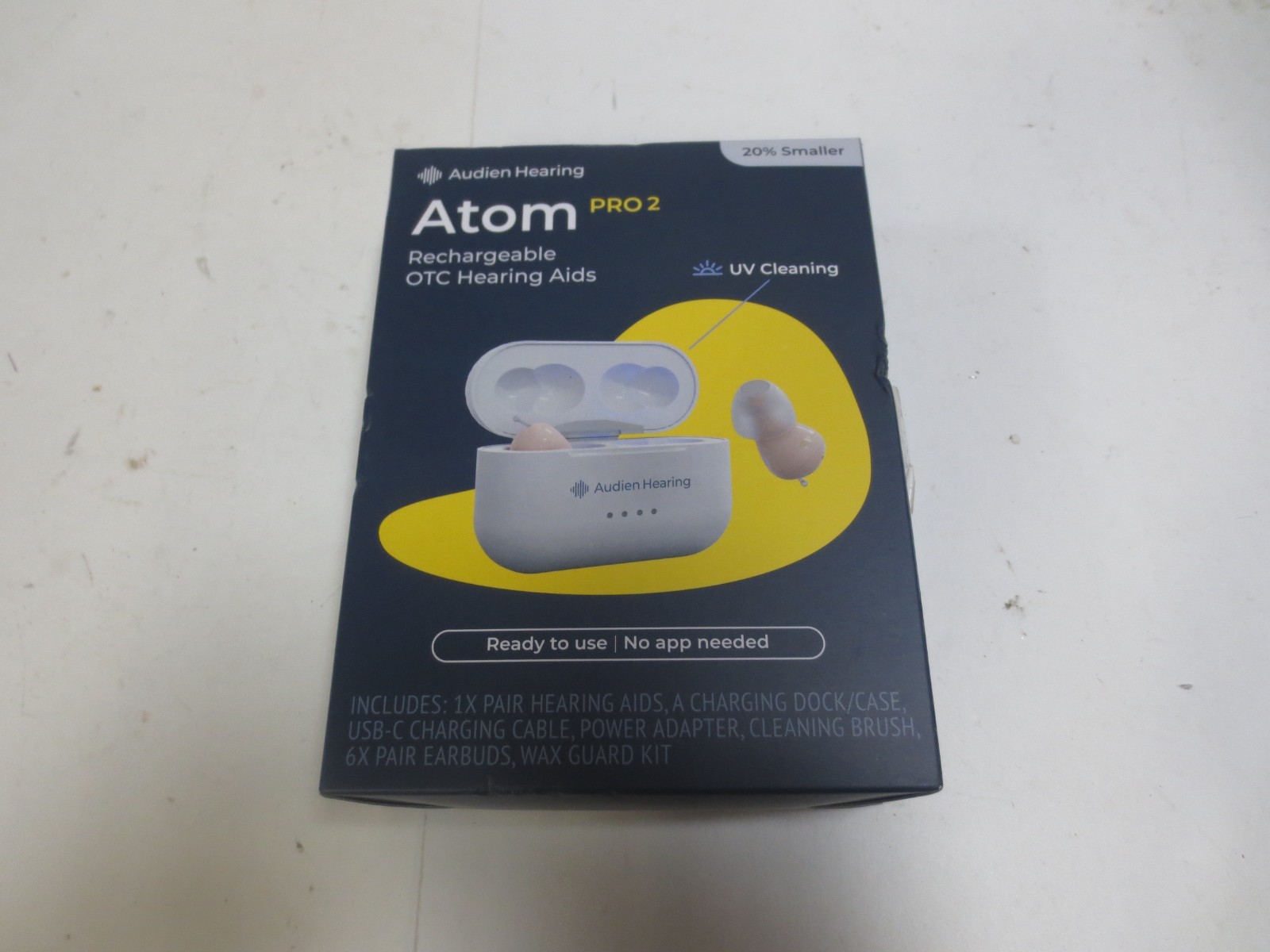 Audien ATOM PRO 2 OTC Hearing Aids