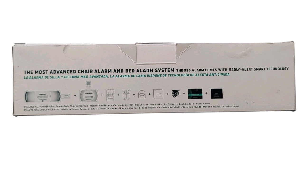 Lunderg Under Mattress Bed Alarm for Elderly Adults Bed Alarms & Fall Prevention