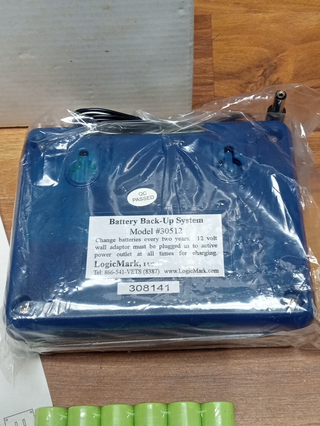 Genuine LogicMark Battery Back Up System 30512 For Guardian Alert 911 *Brand New