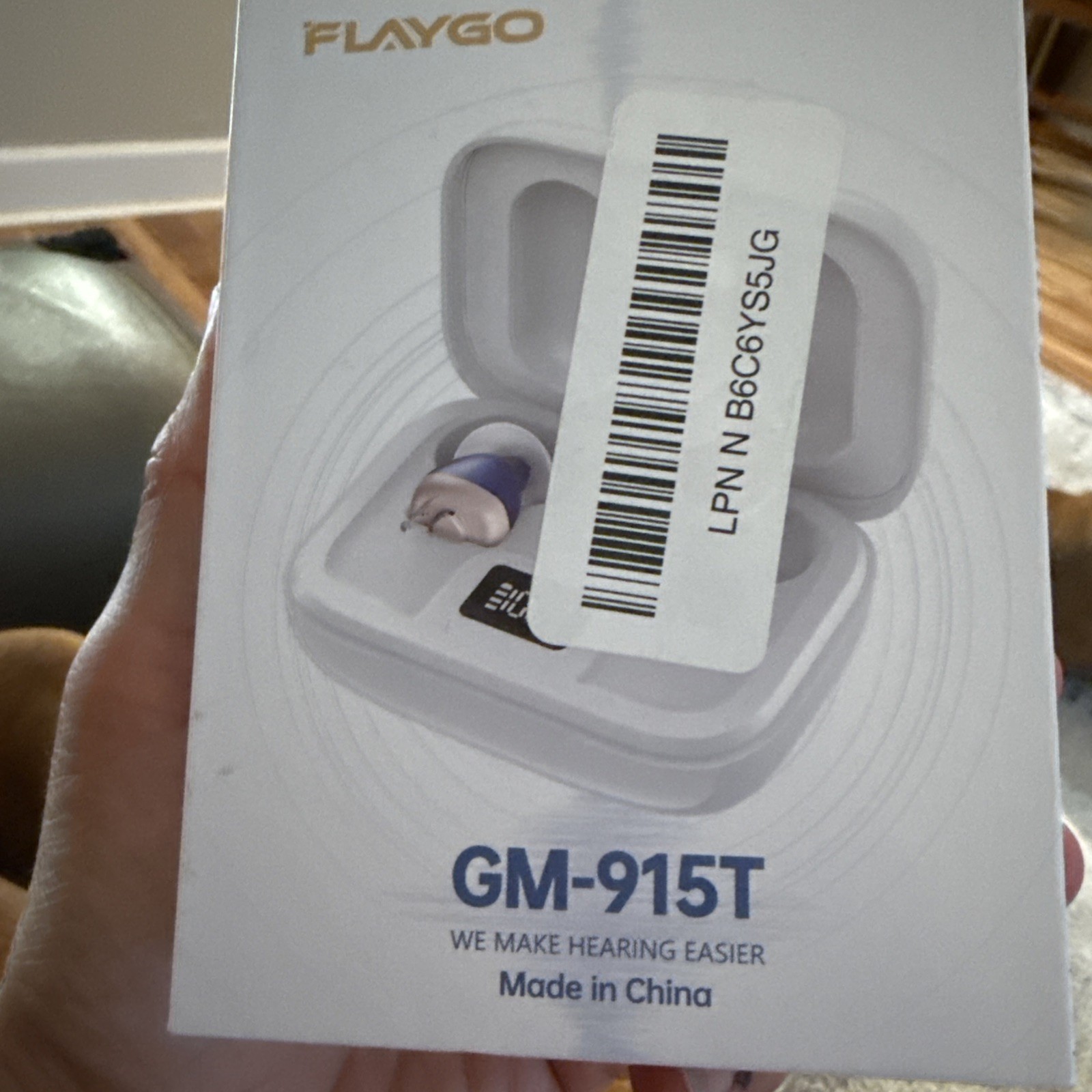 FlayGo GM-915T Rechargeable Hearing Aids Noise Cancelling Used Excellent