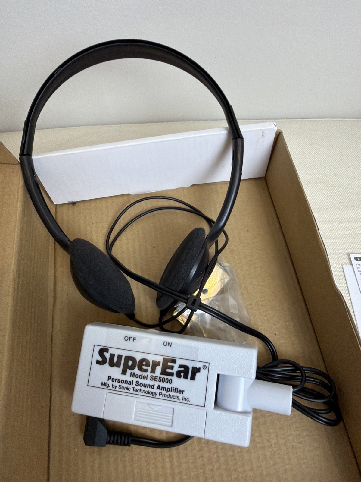 Lot of 2 SuperEar SE5000 Personal Sound Amplifiers Speech Therapy Assist Device