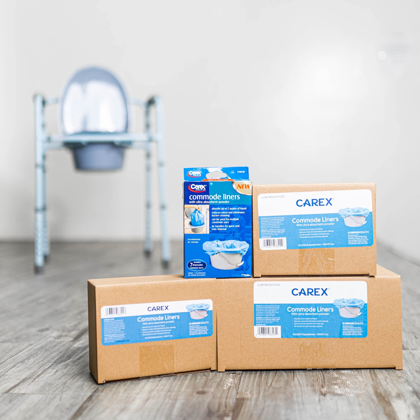 Bedside Commode Liners Disposable Fits Most Commodes Toilet Liners With Absorben