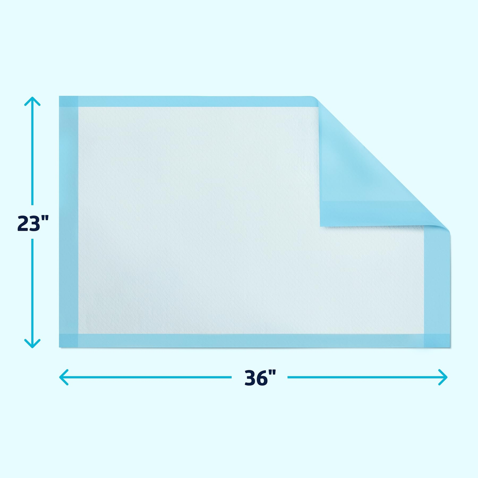 50 Pack Disposable Underpads 23×36 Inch Waterproof Pee Pads for Unisex Adults