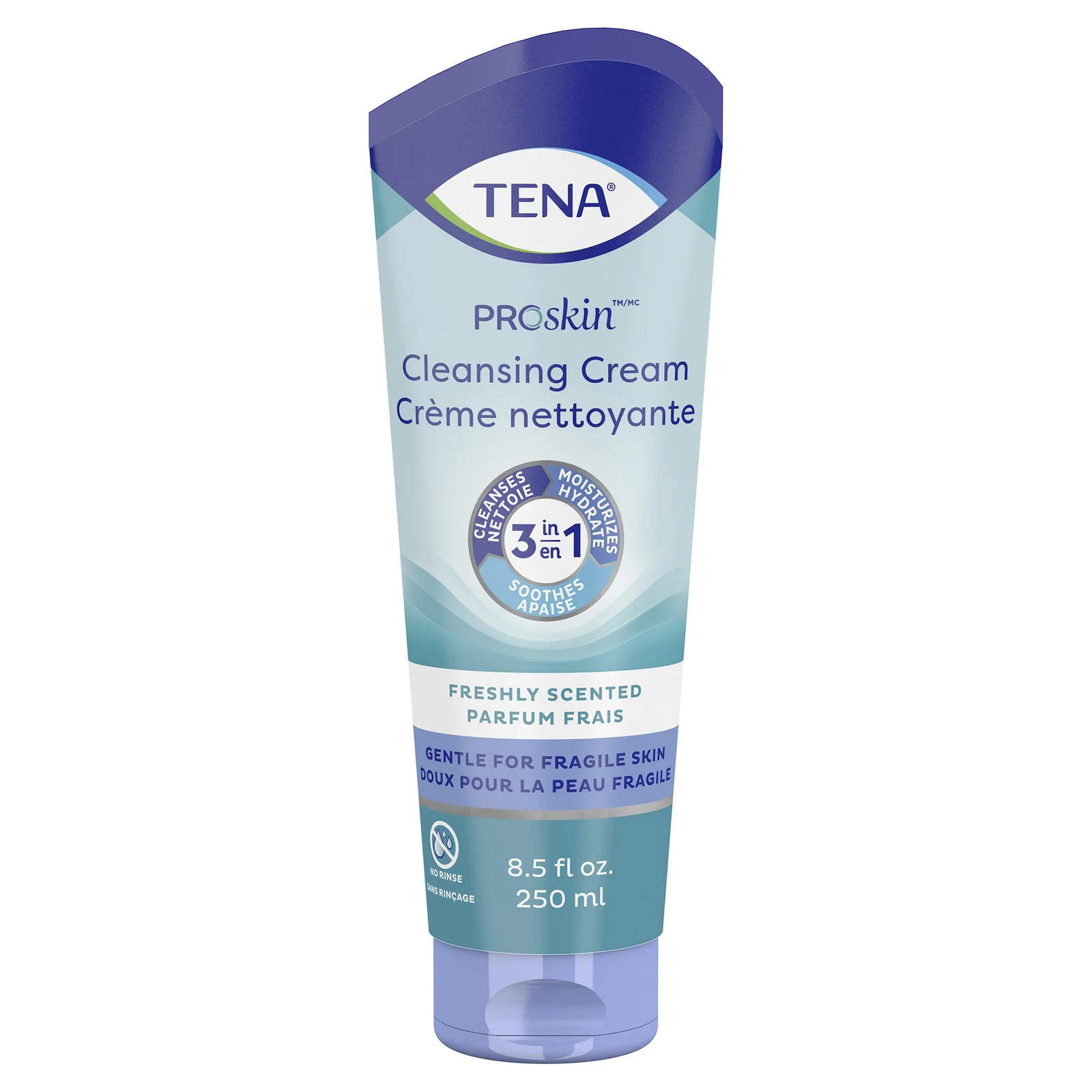 TENA ProSkin Cleansing Cream – 8.5 oz Rinse-Free Body Wash