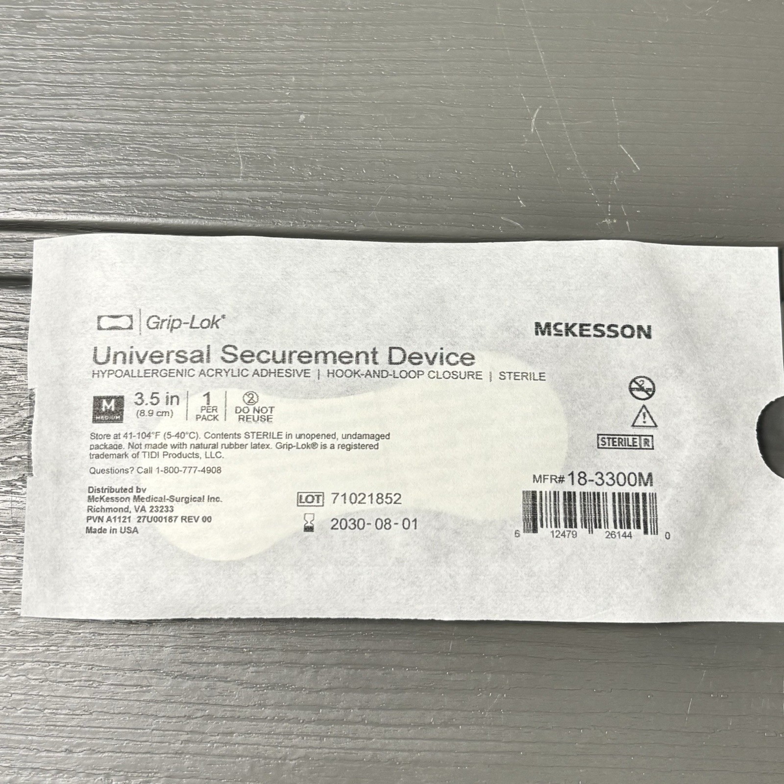 Grip-lok Medium Universal Securement Device for lines and tubes 100 peices