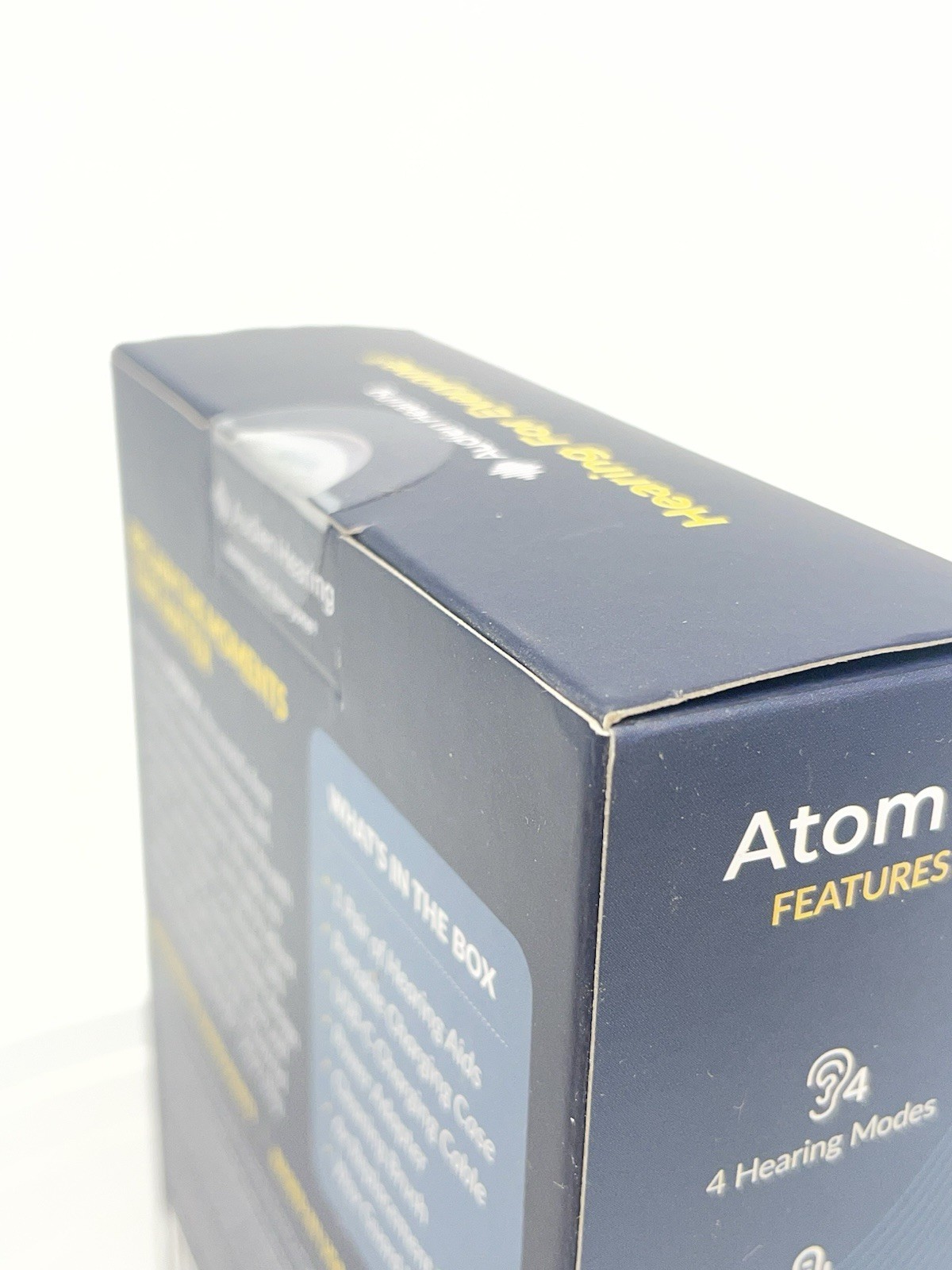 Audien Atom X OTC Rechargeable Hearing Aids Bluetooth UV Clear Sound Assist New