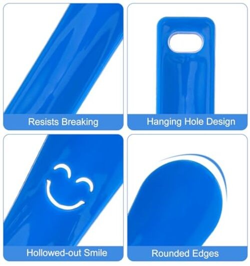 7 Pcs Shoe Horn for Kids, 5.9″ Small Plastic Kids Shoe Horn Mini Colorful