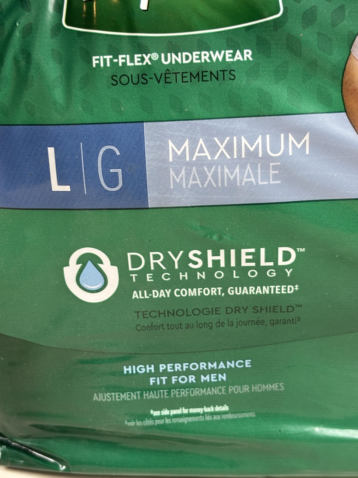 Depend Fit-Flex Underwear Large 17 Count Mens Maximum DryShield Incontinence New