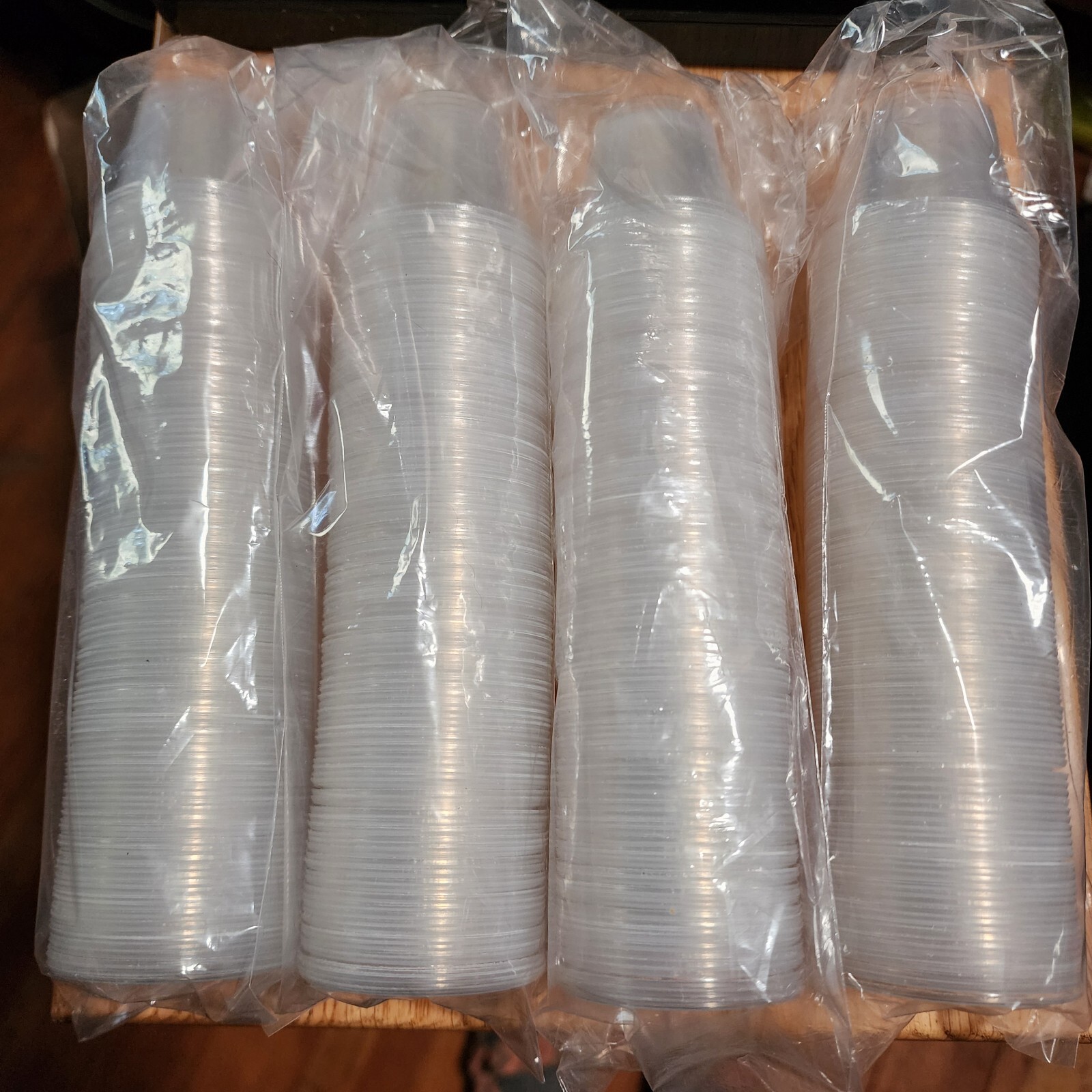 4- 1 Oz. Disposable Clear Plastic Medicine/ Sample Cup, 4-Packs of 100